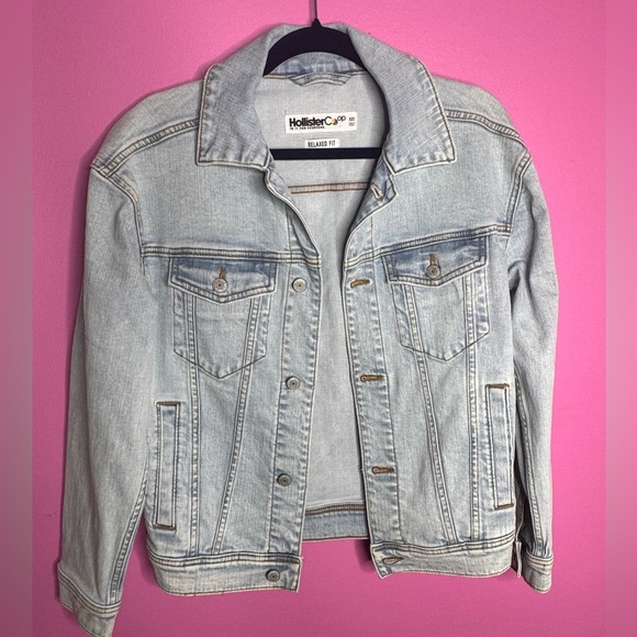 HollisterCo Denim Oversized Jacket | Size XXS - Picture 2 of 5